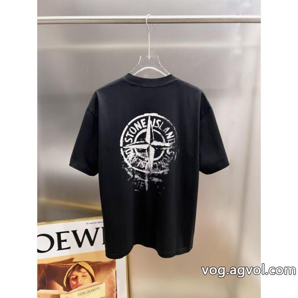 Stone Island半袖Tシャツ2026コレクショ 在庫を確保 最強の定番コーデコピー 商品 ブランド