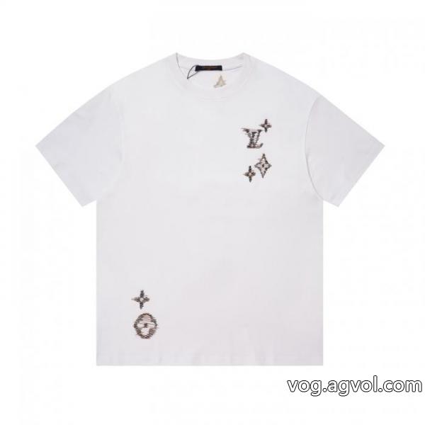 トップトレンド2026 海外限定モデル 新作 王道コンビコピー ブランド半袖TシャツLOUIS VUITTON