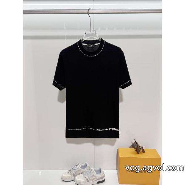最新入荷 精巧な逸品 通年半袖Tシャツスーパー コピー 安心FENDI