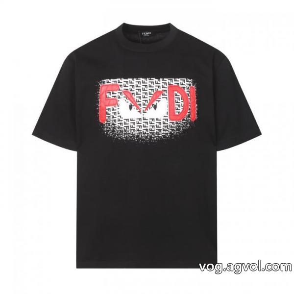 FENDI完売必須 柔らかな着心地 2026新作先取り日本未入荷半袖Tシャツブランド 通販