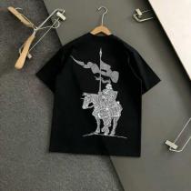 半袖Tシャツブランド 通販 激安格好良い 個性的な素材感も魅力 圧倒的な高級感BURBERRY