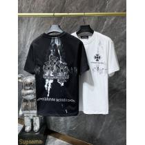 激安 通販 専門ロゴが素敵 上品スタイル 新作売切れ続出半袖TシャツCHROME HEARTS