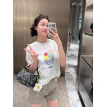 夏の定番スタイル スタイルアップ効果 デザイン性の高いフェンディブランド 品 激安 通販半袖T.