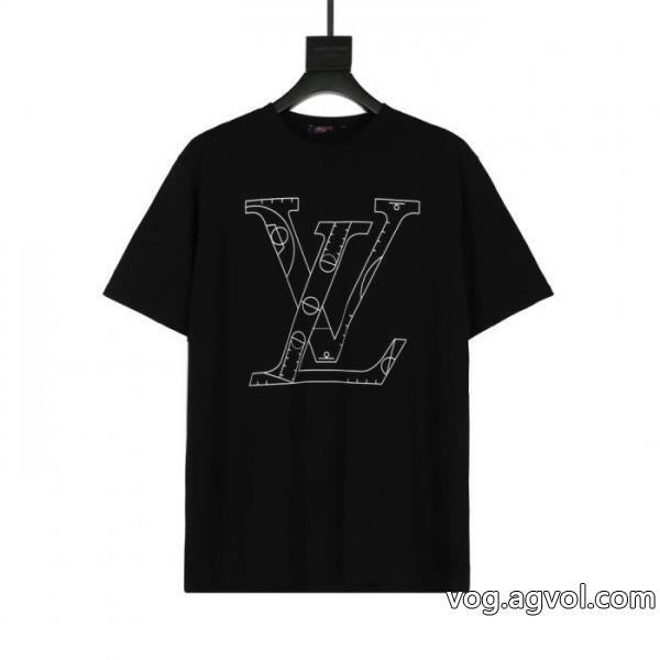 優等品 本日限定安い 新色登場LOUIS VUITTON半袖Tシャツ激安 通販 専門店