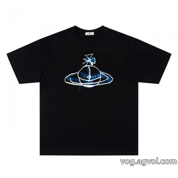 スーパー コピー ブランド 通販韓国の人気 ギフトにオススメも最適 天然着色VIVIENNE WESTWOOD半袖Tシャツ