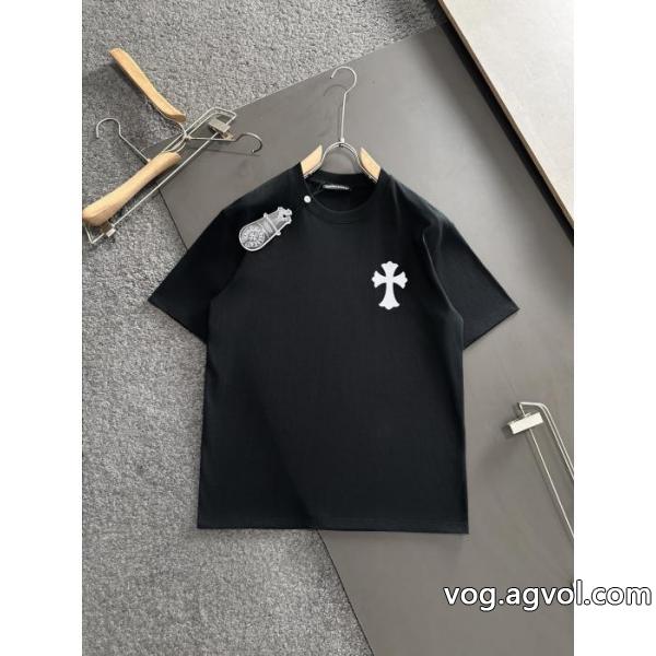 新しい斬新なスタイル 大特価新作限定 カラー豊富スーパー コピー 通販 優良CHROME HEARTS半袖Tシャツ
