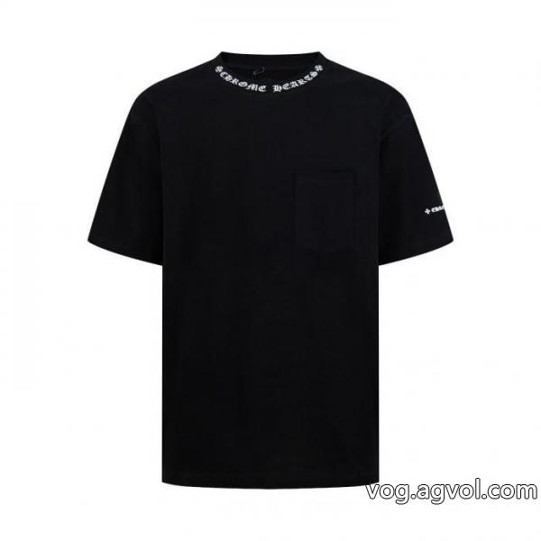 切り売り販売 稀少*限定セール ファッション通販 安い半袖Tシャツ偽 ブランド CHROME HEARTS