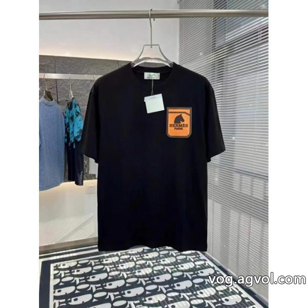 話題のブランド 2026限定新作 モードな雰囲気HERMES半袖Tシャツコピー 品 販売