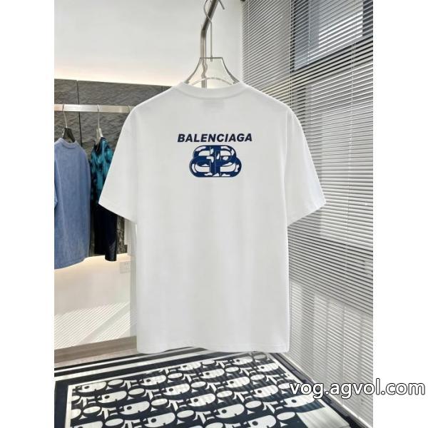 balenciaga激安 通販 専門店半袖Tシャツ男女兼用 エレガンスな雰囲気に 最落なし! 希少!