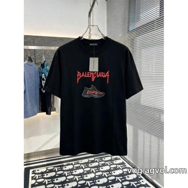 大人っぽい 新しい品質保証 カジュアルさスーパー コピー ブランド 専門店半袖Tシャツbalenciaga