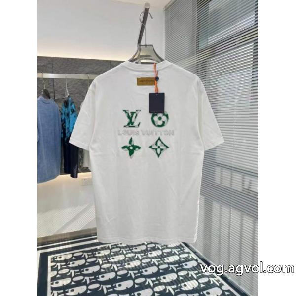 一番人気 新作日本未入荷 お洒落自在スーパー コピー 通販LOUIS VUITTON半袖Tシャツ