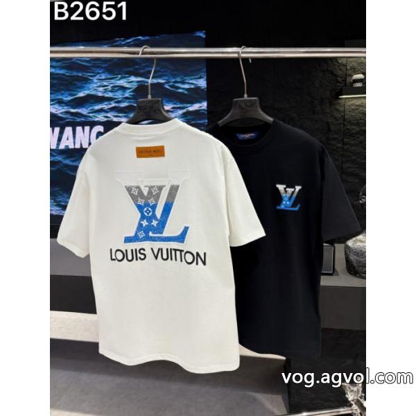 目玉商品セール カラバリ豊富 人気雑誌掲載半袖TシャツLOUIS VUITTONスーパー コピー 販売