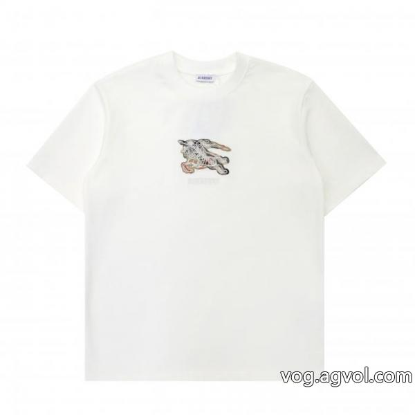 BURBERRY海外限定! 在庫あり即発 人気話題ブランド レプリカ半袖Tシャツ