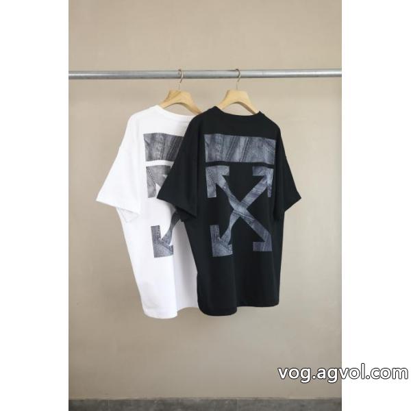 数量限定新作登場 数量限定&最新作 大胆なカジュアルダウンOff-White半袖Tシャツ激安 ブランド 通販