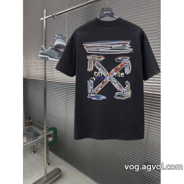 ブランド スーパー コピー 通販2026人気商品 やっぱり優しい色 日本完売半袖TシャツOff-White