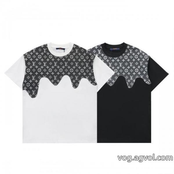 新作登場 着心地のいい 年末年始セールお早めに!!半袖Tシャツ偽 ブランド 販売LOUIS VUITTON