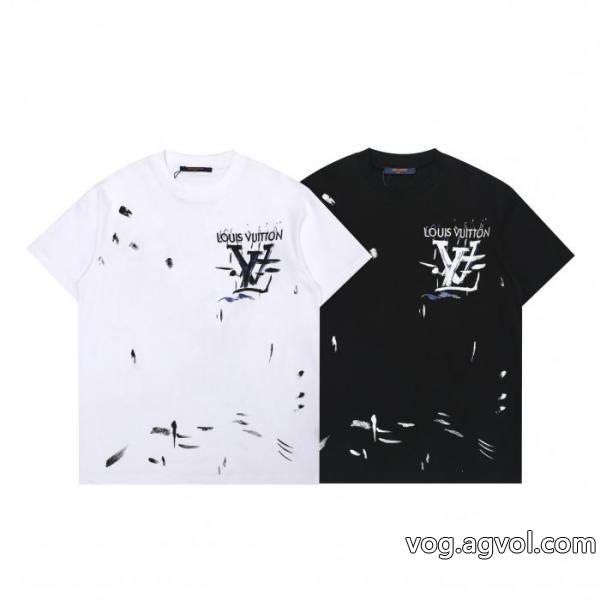 ブランド 品 コピーLOUIS VUITTON人気新作登場 完売品！ 品質保証お買い得半袖Tシャツ