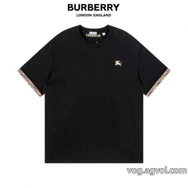 偽物 ブランド 激安半袖TシャツBURBERRY夏らしい品格が漂う ハイクオリティー 完売必至