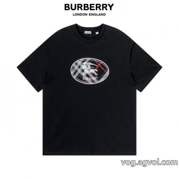 激安 ブランド愛用ブランド 芸能人の愛用アイテム 高級感を演出BURBERRY半袖Tシャツ