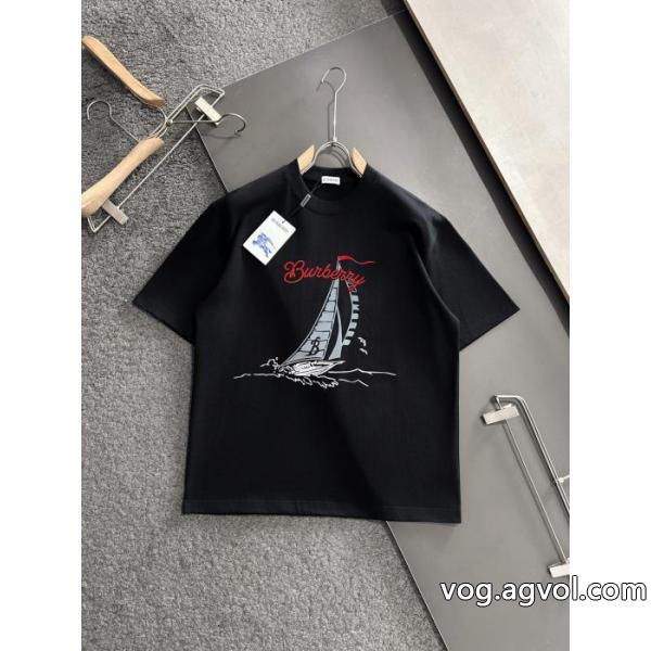 偽物 ブランド 激安半袖TシャツBURBERRYIオシャレな新作 当店最安値 ラフでこなれ感!