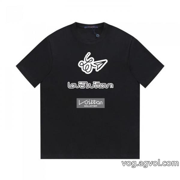 半袖Tシャツ偽物 通販 LOUIS VUITTONメール便対応 VIPセールで破格 着こなし自在