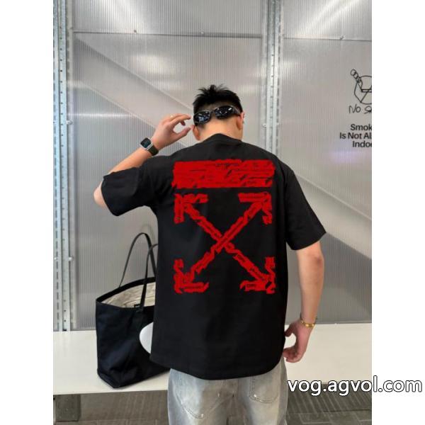 Off-Whiteブランド 偽物 激安 通販上質感 新作限定 夏新商品半袖Tシャツ