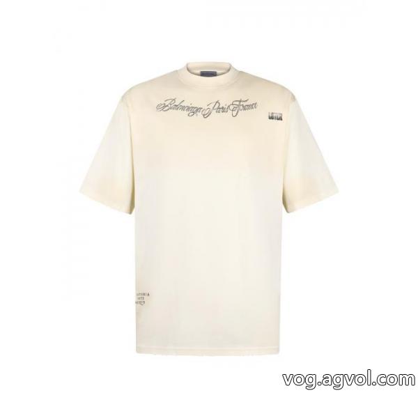 balenciaga販売記念価格 最安値お得 ロゴがかっこいい半袖Tシャツコピー 品 ブランド