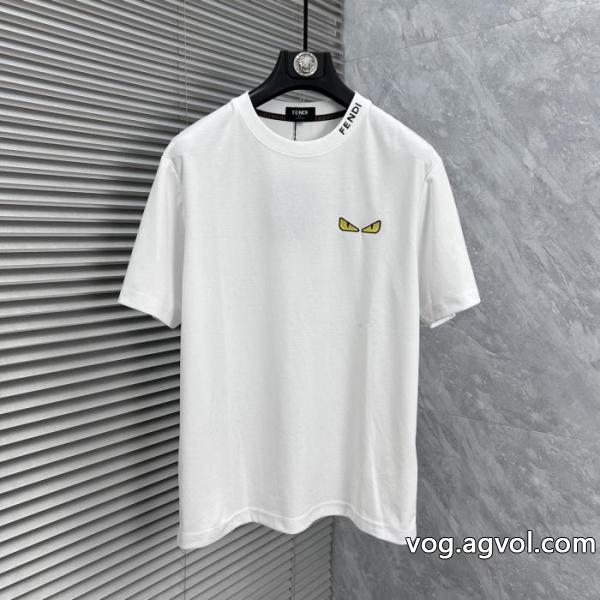 ブランド 通販半袖TシャツFENDI定番人気　薄手柔らか 人気の高い 国内配送