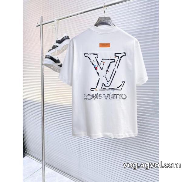 お買い得得価 モード 大人気再入荷セール半袖Tシャツコピー 品 ブランドLOUIS VUITTON