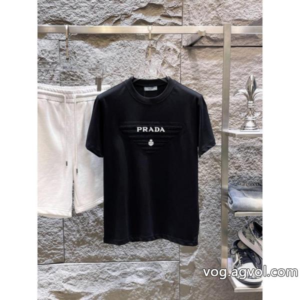 贈り物に2026年度 販売記念価格 海外限定アイテム半袖TシャツPRADAスーパー コピー 通販
