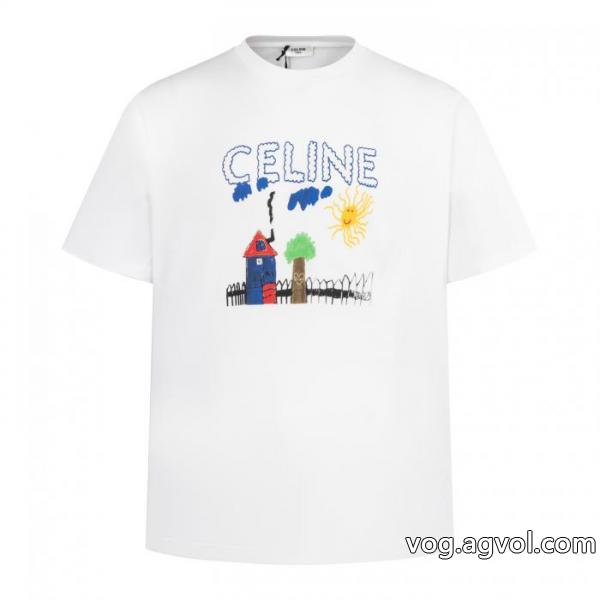 コピー ブランド 販売ハイグレード 希少大人気 大人っぼいt恤CELINE.