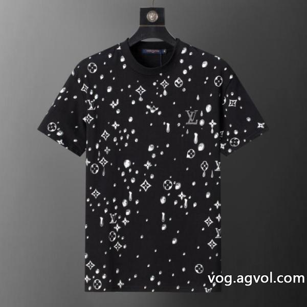 2026超人気アイテム お洒落が人気新品 個性派LOUIS VUITTON半袖Tシャツスーパー コピー 品