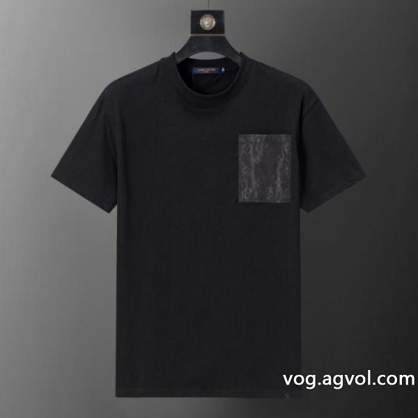 LOUIS VUITTON半袖Tシャツブランド 品 激安 通販注目する憧れブランドの新作 トップスをインするスタイル 高評価の人気品 