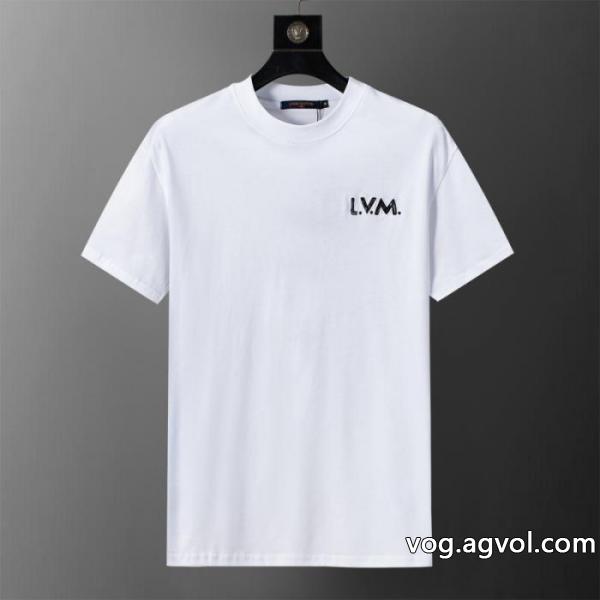 激安 通販 専門店新作限定大人でお上品 夏大人気のアイテム 格安通販半袖TシャツLOUIS VUITTON