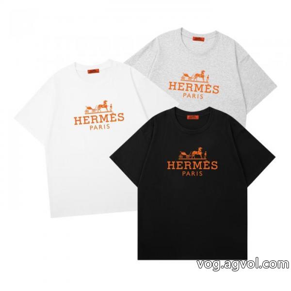 半袖TシャツHERMES完売確実! 完売必至 圧倒的な存在感コピー ブランド 優良