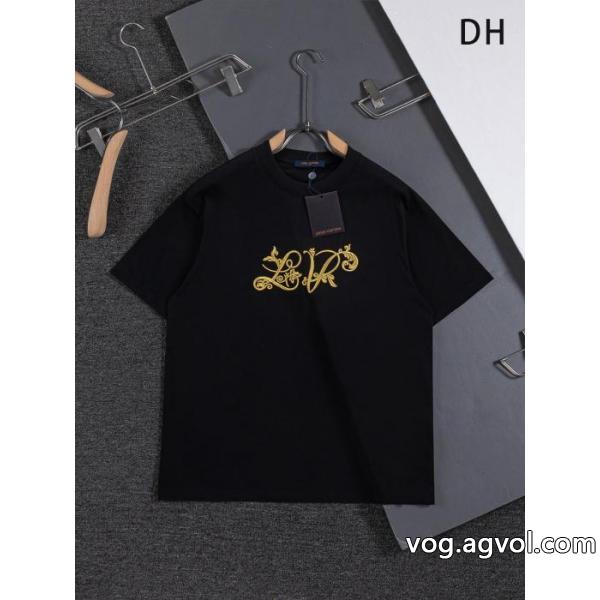 ブランド スーパー コピー 優良店厳選した 落ち着いた感覚 プレゼントに最適LOUIS VUITTON半袖Tシャツ