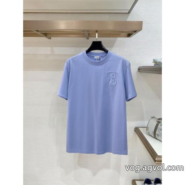 半袖TシャツSS26極上発売 きれいめ上品に 再入荷が嬉しいBURBERRYコピー 商品 ブランド
