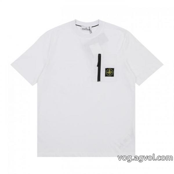 話題の新作到着！ お手頃価格 完売再入荷  偽 ブランド 販売半袖TシャツStone Island