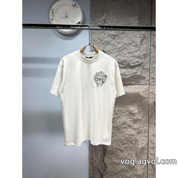 新品保証 先行販売 今年の大トレンド半袖TシャツCHROME HEARTSブランド 通販