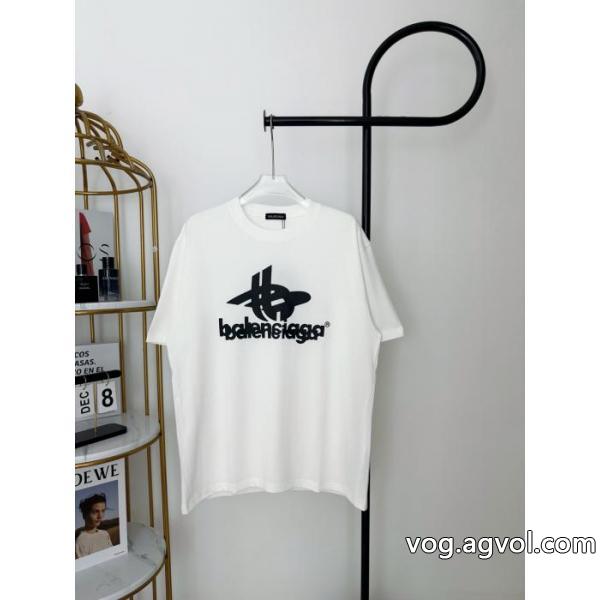balenciagaなぜか大人気！ 高品質 新作多色 大注目！ スーパー コピー 販売半袖Tシャツ