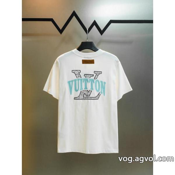 セール価格でお得 上品スタイル 精巧な逸品半袖Tシャツブランド コピー 販売LOUIS VUITTON