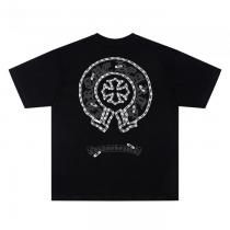 コピー 商品 通販期間限定SALE 2026流行り シンプルなデザインクロムハーツ半袖Tシャツ
