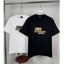 雑誌掲載 国内発 きちんと感が強い 大人の魅力balenciaga半袖Tシャツコピー 品 ブランド