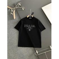ブランド 激安半袖TシャツPRADASALEお得にGET 数に限りがある 爆発的人気