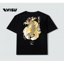2026最安値！ 超激得新品 知的な雰囲気夏着物激安 通販 ブランド半袖TシャツEVISU