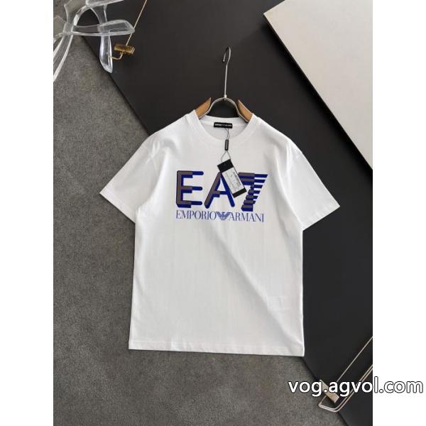 激安 ブランド 通販Tシャツ関税込&追跡案内付 個性的なモデル 都会的な印象ARMANI.