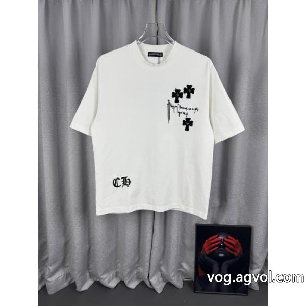 ブランド コピー 優良国内即納関税なし 超高機能 HOT新作登場半袖TシャツCHROME HEARTS