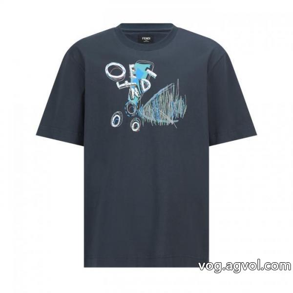 半袖Tシャツ高級感が好評です キラキラ 贅沢な逸品コピー 商品 通販FENDI