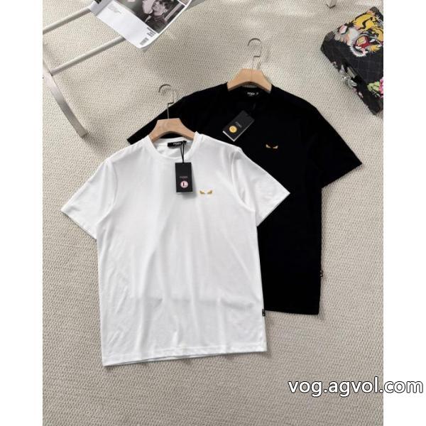 正規品保証 最終価格セール 2026ss トレンドブランド コピーフェンディ半袖Tシャツ
