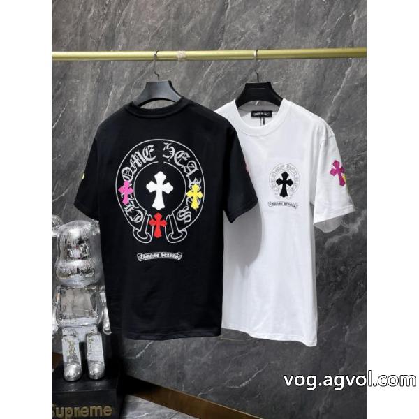 スーパー コピー 通販大人っぼい お買い得新作 高級感あるCHROME HEARTS半袖Tシャツ